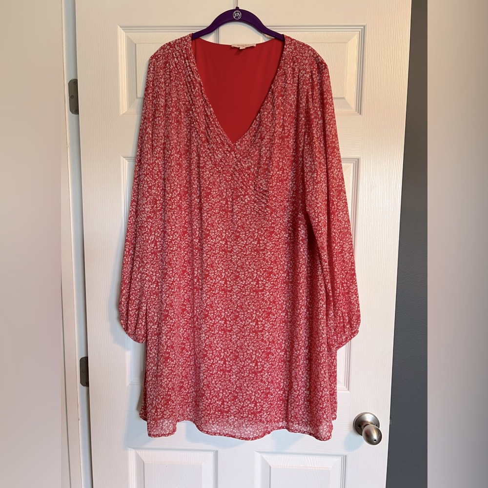 Hailey & Co (Chic Soul) red midi dress